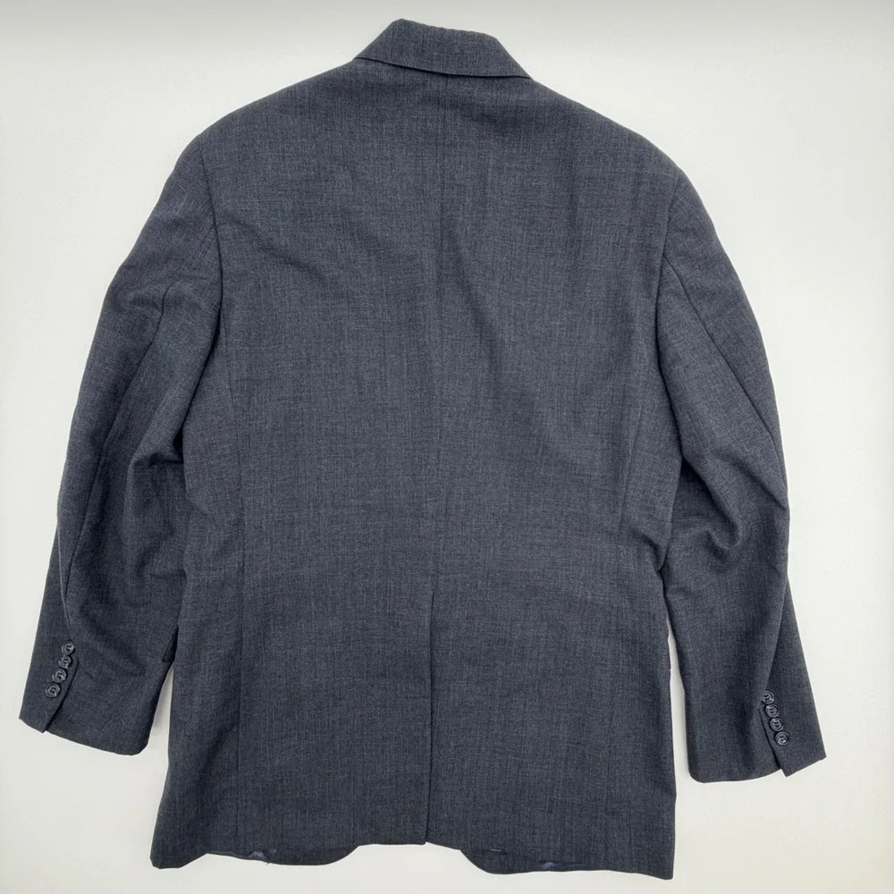 Jos. A. Bank Exec Collection Mens Gray 100% Wool Blazer Sport Coat USA Made 42R
